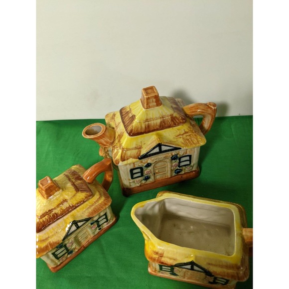 Cottage Ware Teapot Creamer and Sugar - Picture 2 of 6